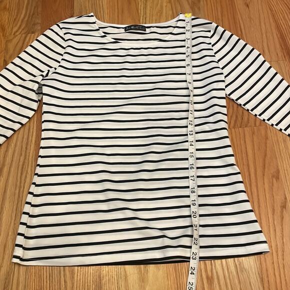 Just Quella basic fitted Long sleeve striped top - Picture 3 of 6